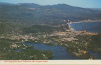 Aerial Port Orford - east view - c1970