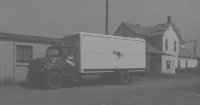 Building Masterson house West side Mail Truck