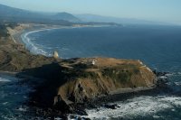 Cape Blanco lighthouse aerial view