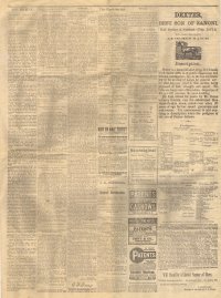 1904 Port Orford Tribune Back Page