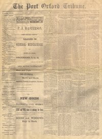 1904 Port Orford Tribune Front Page
