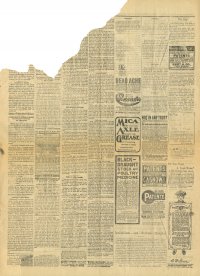 1905 Port Orford Tribune Back Page