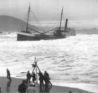 maritime shipwreck ss cottoneva breeches buoy