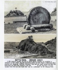 Battle Rock - Oregon Coast - About 1940 - Nix