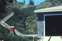 The Heads Building boat house stairs 3-Bob Courtright-c1960s