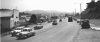 View Port Orford Hwy 101 and 8th St c1950 1