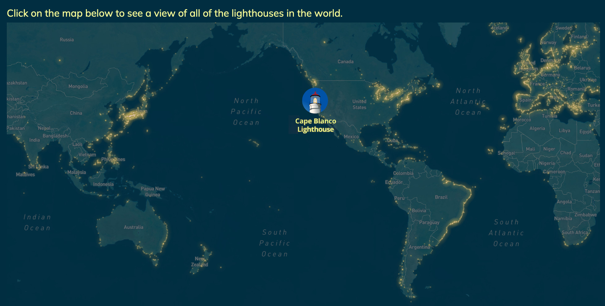 Save Our Lighthouse Map