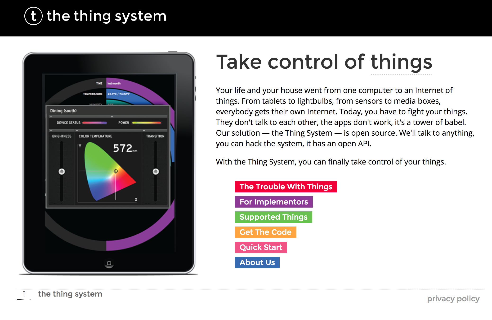 The Thing System