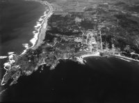 Aerial Port Orford Port 1966 04 29