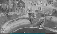 Aerial Port Orford Port c1974