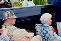 Hwy 101 - Port Orford Library groundbreaking -Jim and Pat Rhoades -  2007-0729