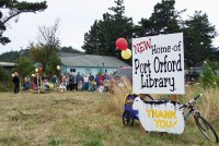 Hwy 101 - Port Orford Library groundbreaking ceremony- 2007-0729