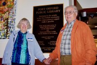 Port Orford Library - Bob and Norma Carlisle - 2008-1015