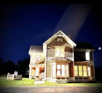 Cape Blanco Hughes House at Night 2023 - Malamud-Evans