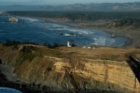 Cape Blanco lighthouse aerial view 1