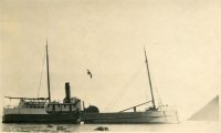 Maritime Shipwreck SS Bandon viewed from beach