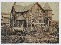 Lindberg House Under Construction - Date Unknown - Nix