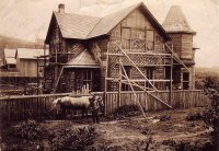 Lindberg House Under Construction II - Date Unknown - Nix