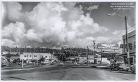 Port Orford in 1957 - Near Washington Street looking east - Nix