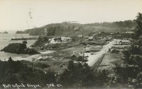 View - Port Orford - SE end - SS Elma - c1939 - 1