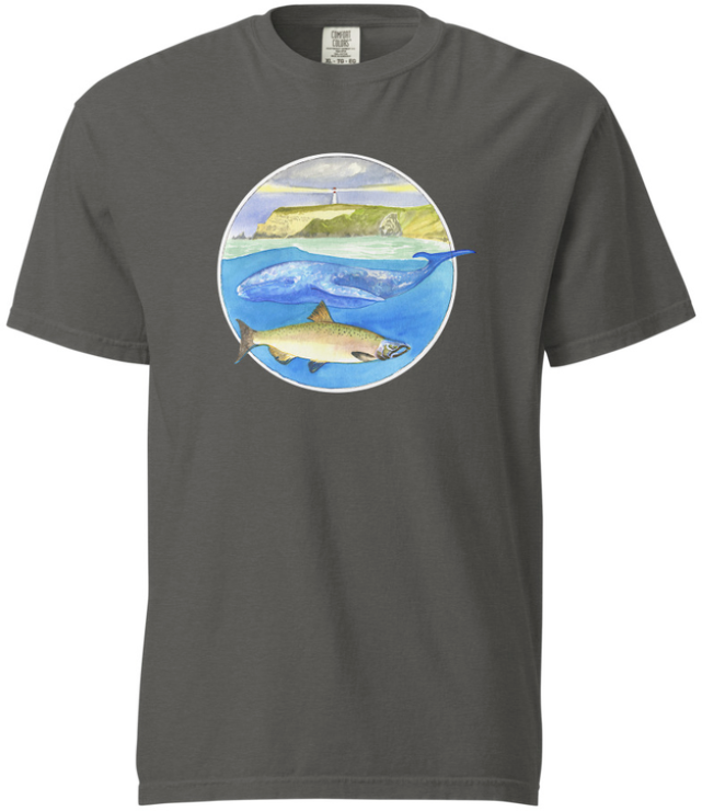 Lighthouse Whale Salmon