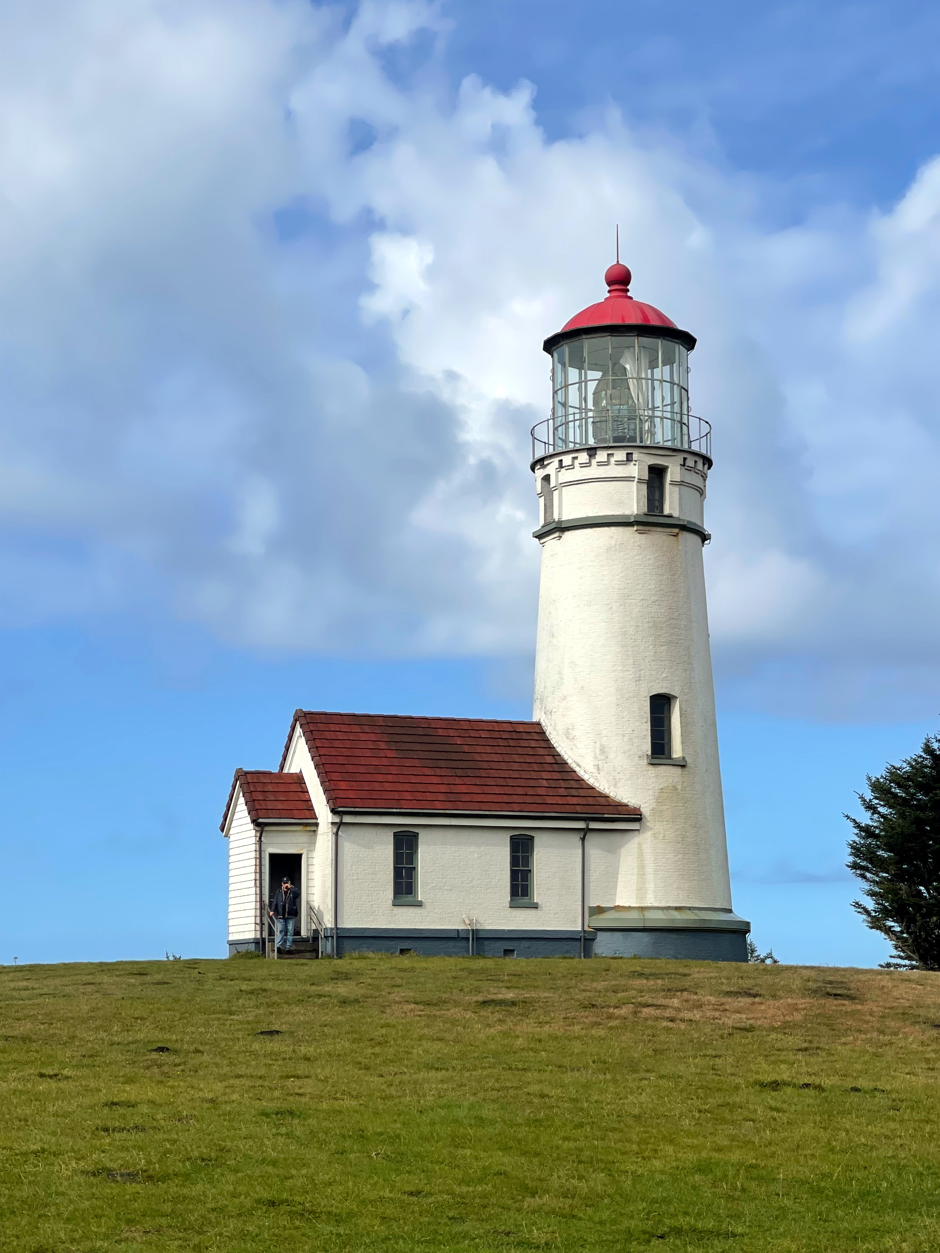 The Cape Blanco Lighthouse. Photograph by Brian Zimmerman.